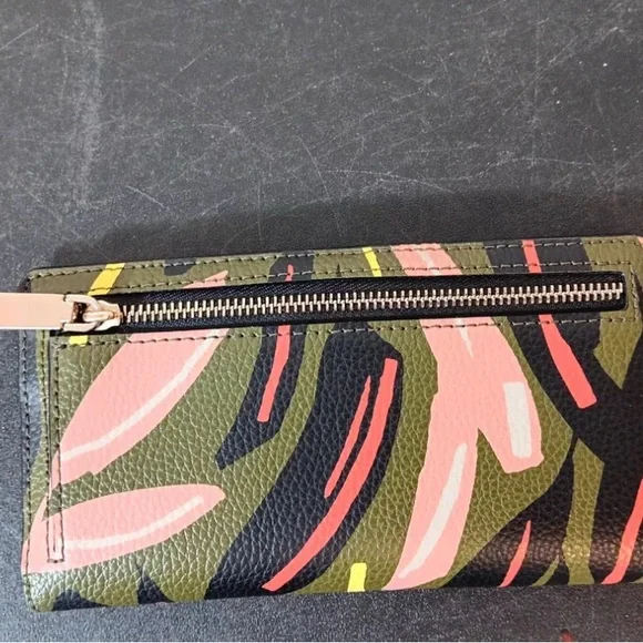 Kate Spade Multicolor Leaf Print Wallet - Picture 2 of 5